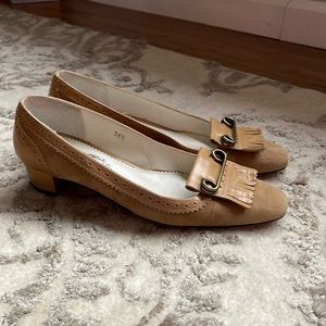 Lulu Guinness London Suede & leather upper pumps size 36 1/2